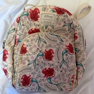 Loungefly Disney Ariel Floral Backpack